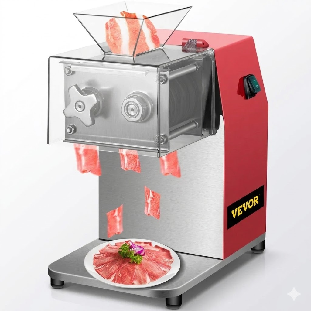 VEVOR Cortador de Carne Comercial 250kg/h